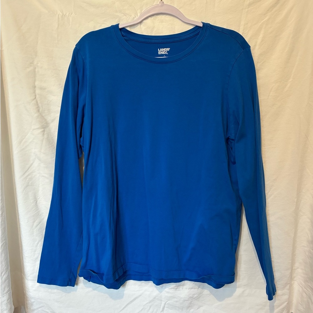 Lands' End Classic Blue Tee